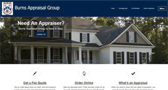 Desktop Screenshot of burnsappraisalgroup.com